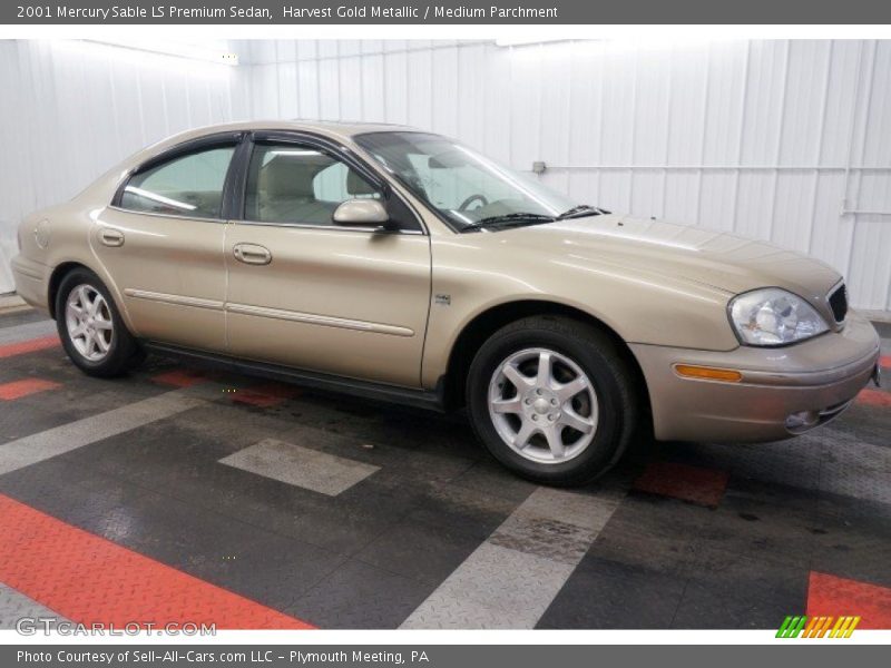 Harvest Gold Metallic / Medium Parchment 2001 Mercury Sable LS Premium Sedan