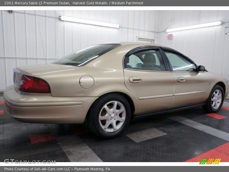Harvest Gold Metallic / Medium Parchment 2001 Mercury Sable LS Premium Sedan