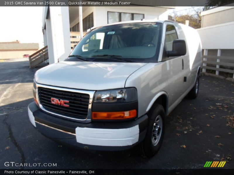 Quicksilver Metallic / Medium Pewter 2015 GMC Savana Van 2500 Cargo