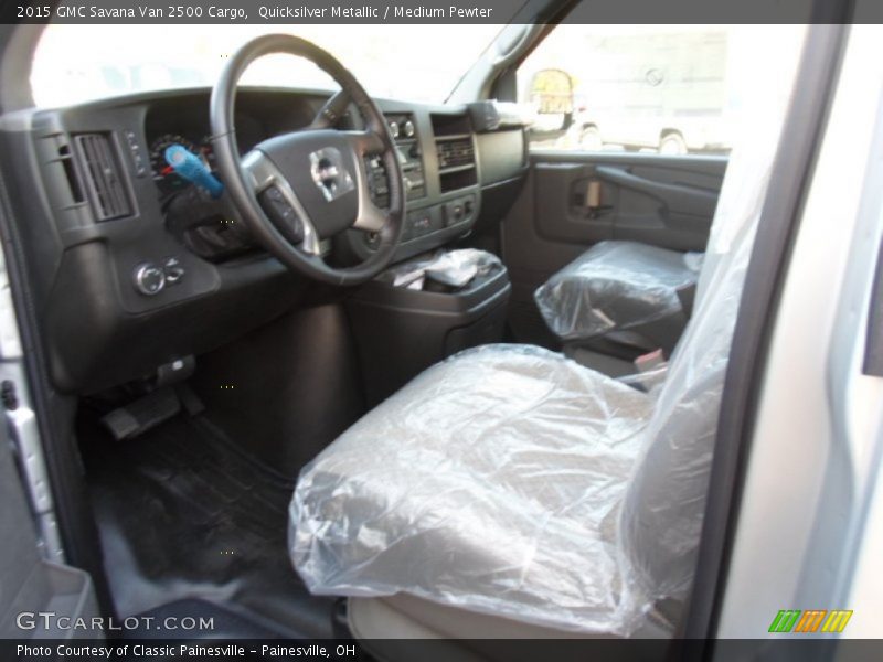 Quicksilver Metallic / Medium Pewter 2015 GMC Savana Van 2500 Cargo