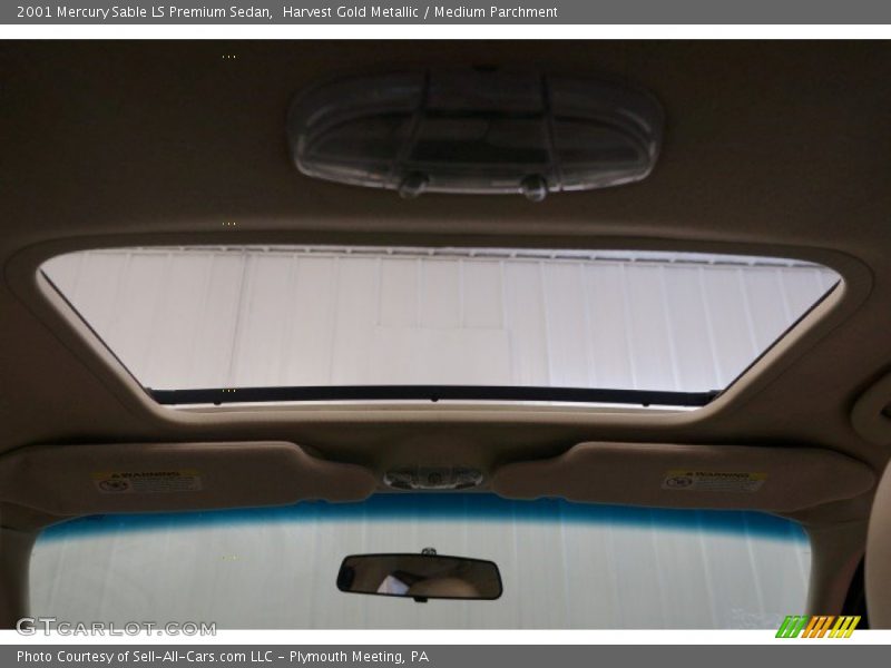 Harvest Gold Metallic / Medium Parchment 2001 Mercury Sable LS Premium Sedan