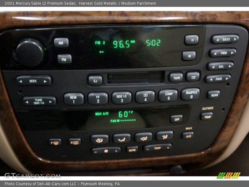 Harvest Gold Metallic / Medium Parchment 2001 Mercury Sable LS Premium Sedan