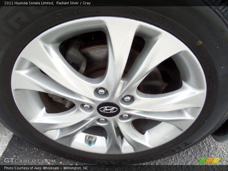 Radiant Silver / Gray 2011 Hyundai Sonata Limited