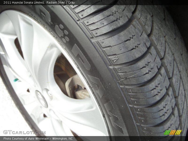 Radiant Silver / Gray 2011 Hyundai Sonata Limited