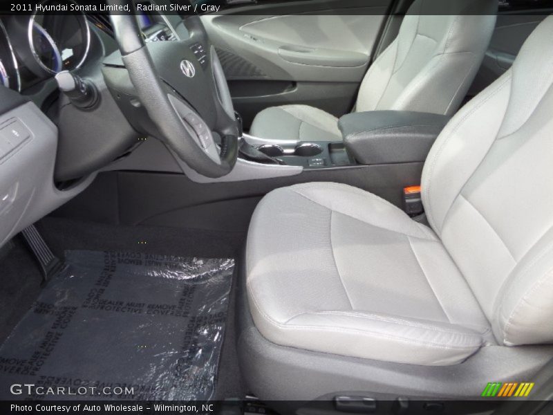 Radiant Silver / Gray 2011 Hyundai Sonata Limited