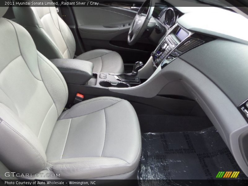 Radiant Silver / Gray 2011 Hyundai Sonata Limited