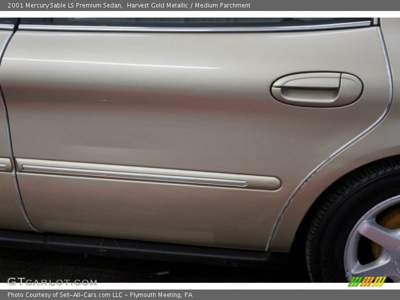 Harvest Gold Metallic / Medium Parchment 2001 Mercury Sable LS Premium Sedan