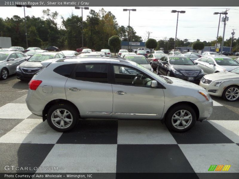 Silver Ice Metallic / Gray 2011 Nissan Rogue SV