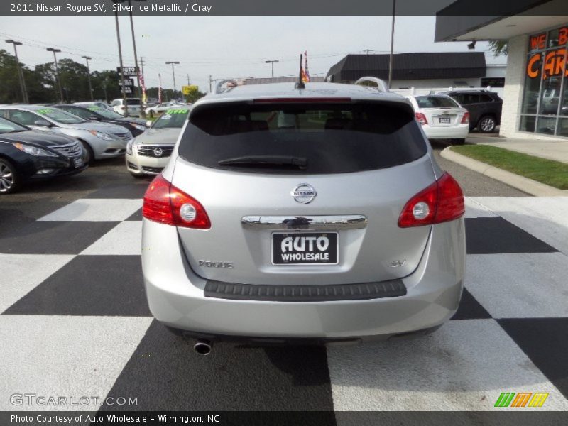 Silver Ice Metallic / Gray 2011 Nissan Rogue SV