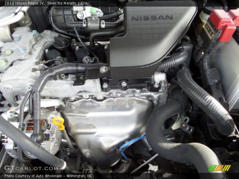 Silver Ice Metallic / Gray 2011 Nissan Rogue SV
