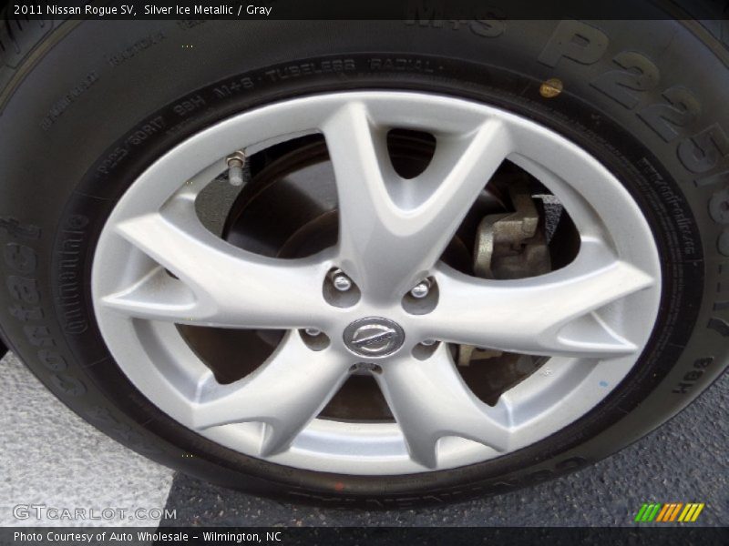 Silver Ice Metallic / Gray 2011 Nissan Rogue SV