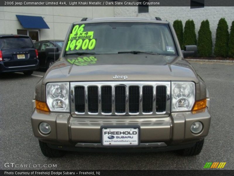 Light Khaki Metallic / Dark Slate Gray/Light Graystone 2006 Jeep Commander Limited 4x4