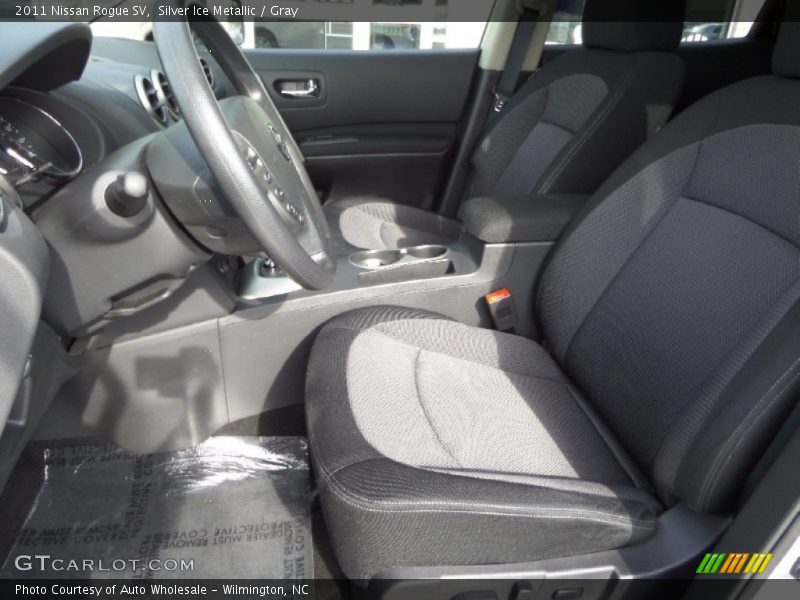 Silver Ice Metallic / Gray 2011 Nissan Rogue SV