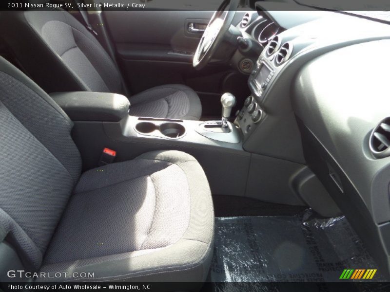 Silver Ice Metallic / Gray 2011 Nissan Rogue SV