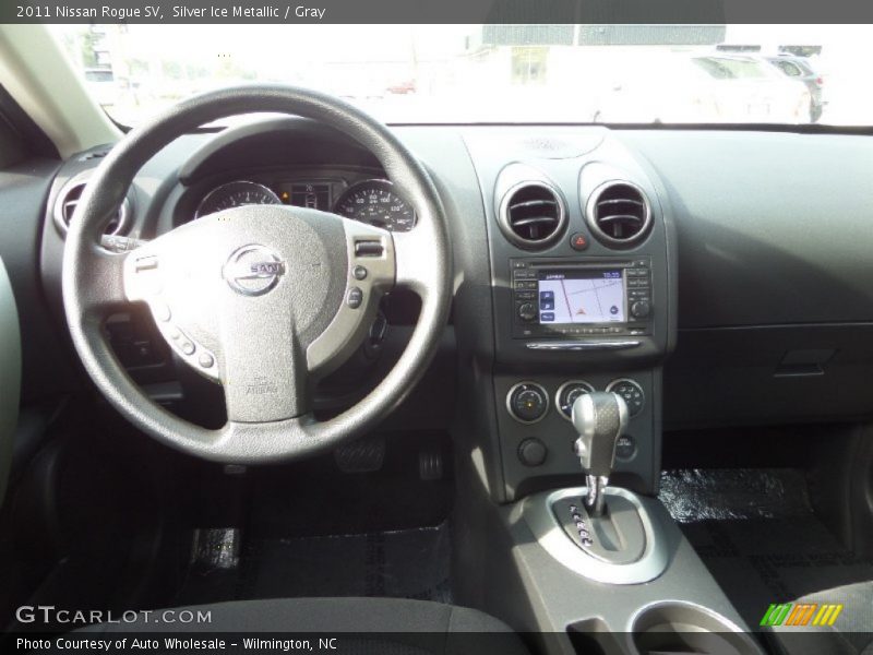 Silver Ice Metallic / Gray 2011 Nissan Rogue SV