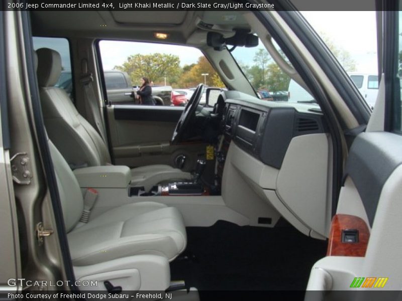 Light Khaki Metallic / Dark Slate Gray/Light Graystone 2006 Jeep Commander Limited 4x4