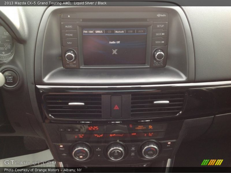Liquid Silver / Black 2013 Mazda CX-5 Grand Touring AWD