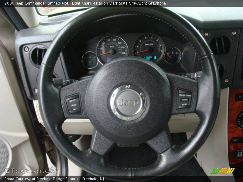 Light Khaki Metallic / Dark Slate Gray/Light Graystone 2006 Jeep Commander Limited 4x4