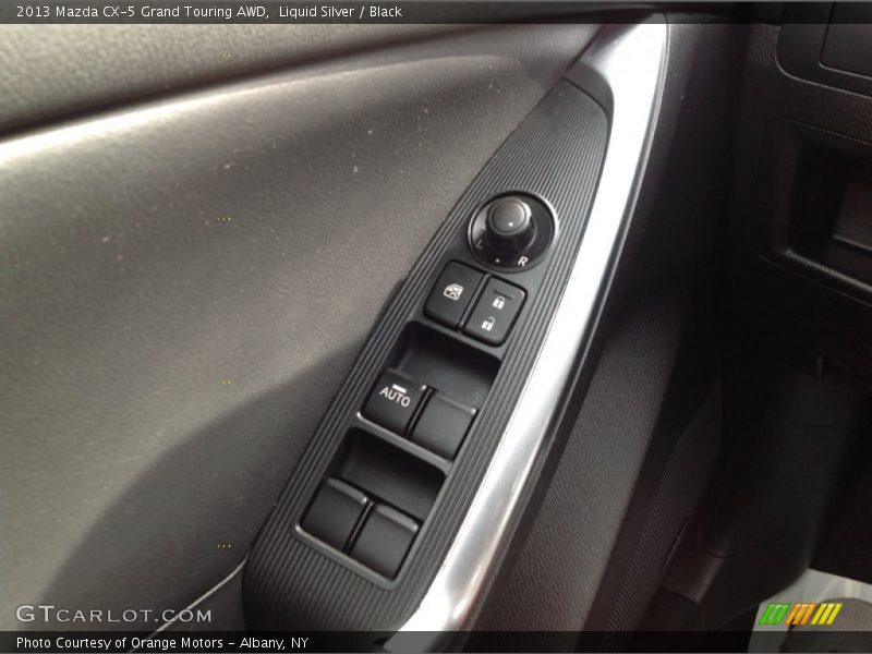 Liquid Silver / Black 2013 Mazda CX-5 Grand Touring AWD