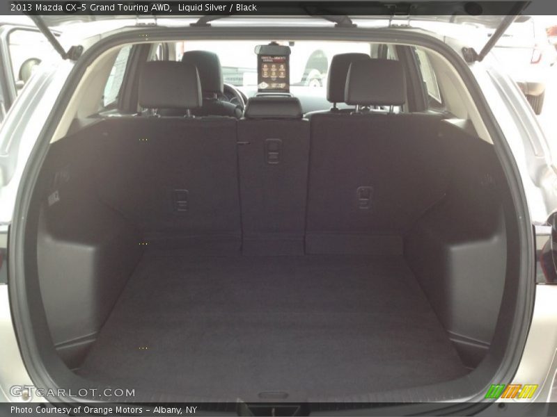 Liquid Silver / Black 2013 Mazda CX-5 Grand Touring AWD