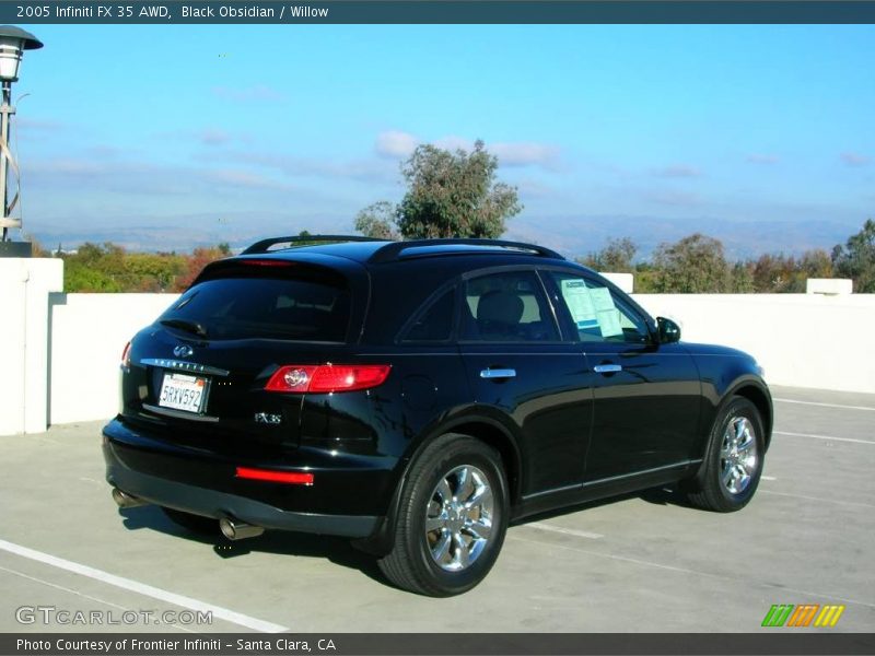 Black Obsidian / Willow 2005 Infiniti FX 35 AWD
