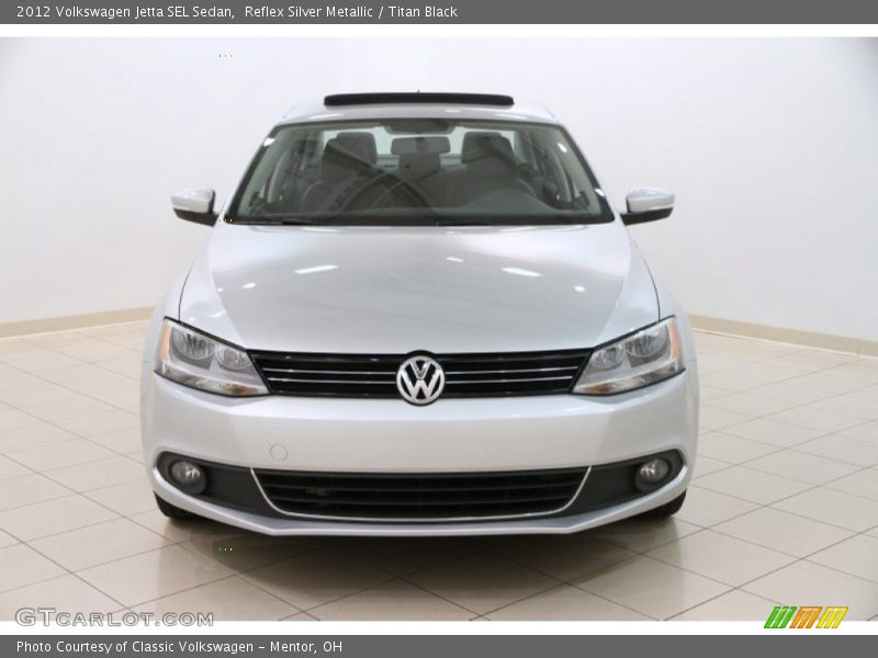 Reflex Silver Metallic / Titan Black 2012 Volkswagen Jetta SEL Sedan