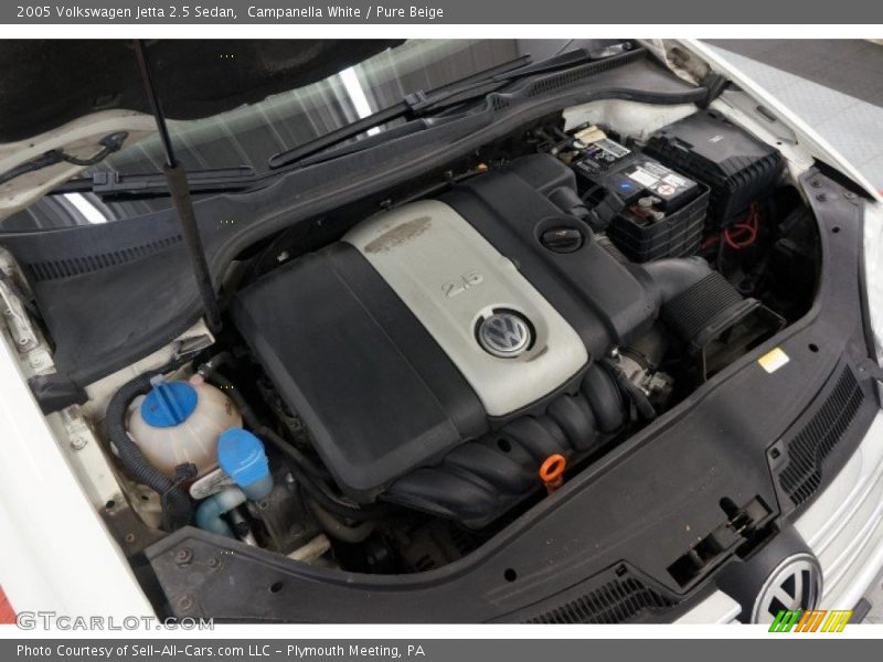 Campanella White / Pure Beige 2005 Volkswagen Jetta 2.5 Sedan