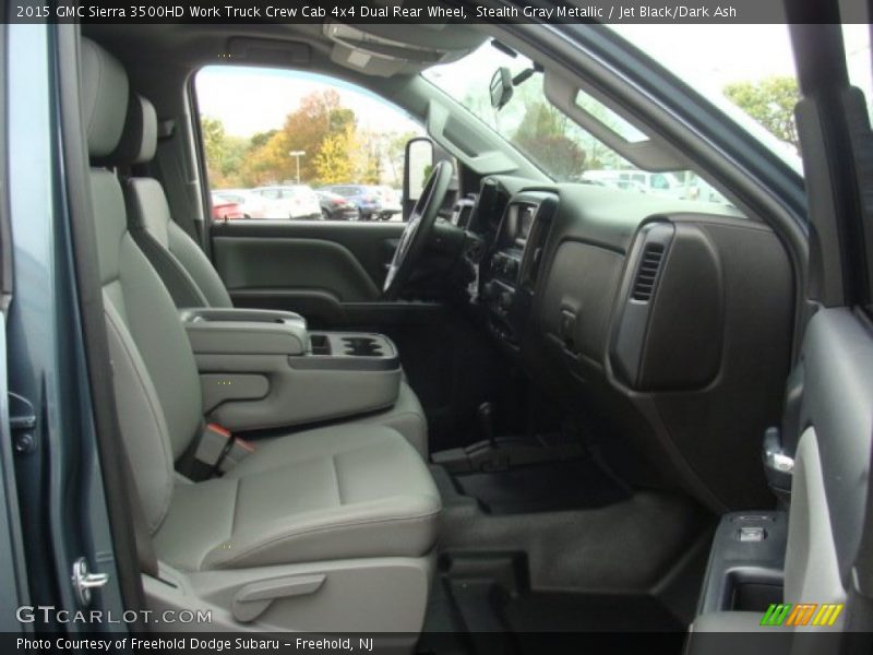 Stealth Gray Metallic / Jet Black/Dark Ash 2015 GMC Sierra 3500HD Work Truck Crew Cab 4x4 Dual Rear Wheel