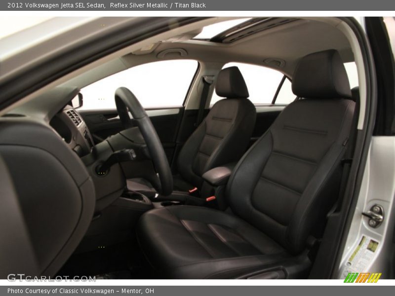 Reflex Silver Metallic / Titan Black 2012 Volkswagen Jetta SEL Sedan