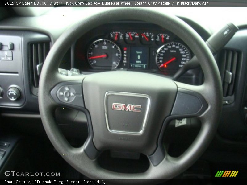  2015 Sierra 3500HD Work Truck Crew Cab 4x4 Dual Rear Wheel Steering Wheel