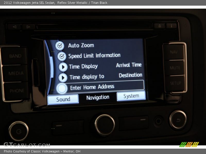 Reflex Silver Metallic / Titan Black 2012 Volkswagen Jetta SEL Sedan