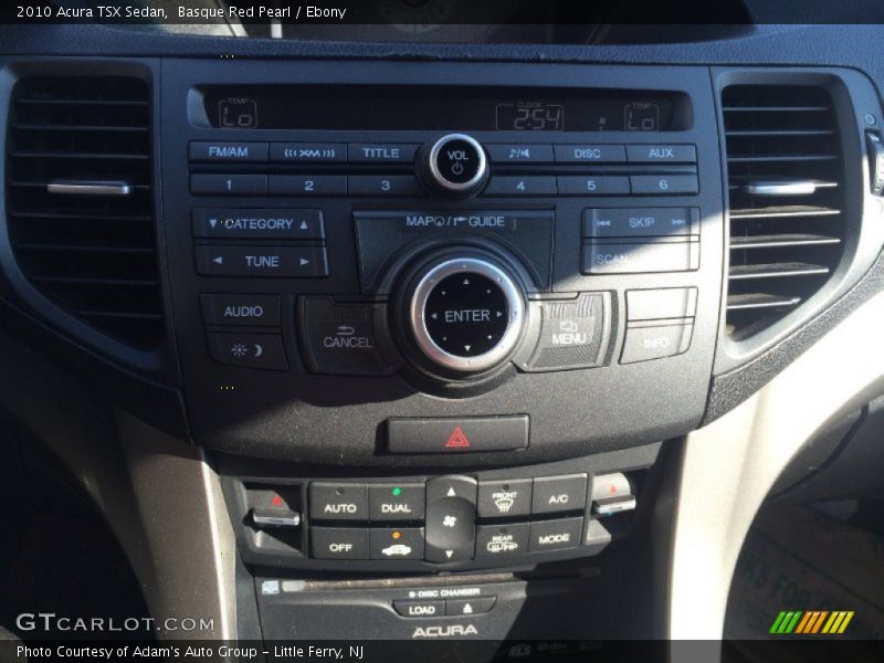 Basque Red Pearl / Ebony 2010 Acura TSX Sedan