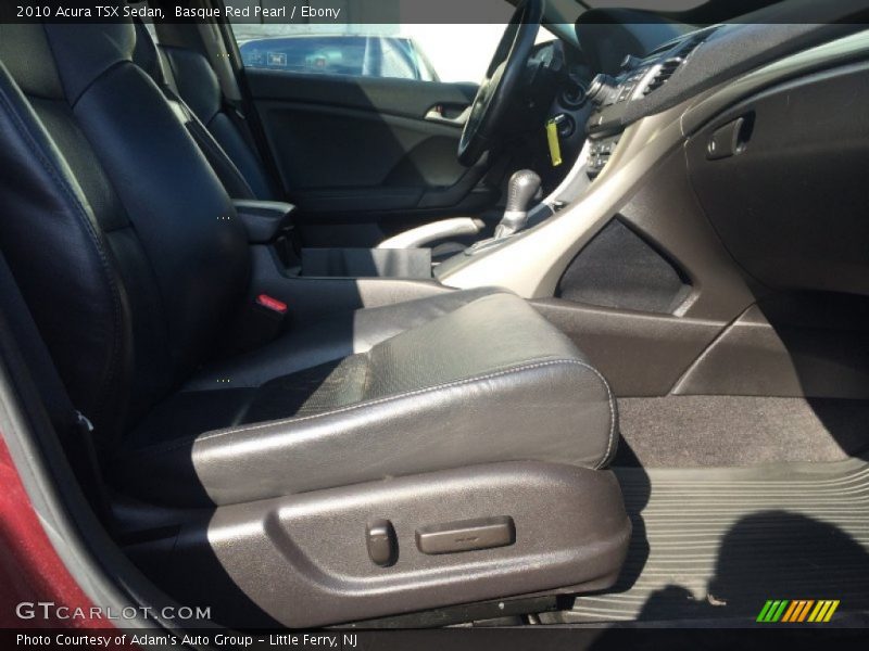 Basque Red Pearl / Ebony 2010 Acura TSX Sedan