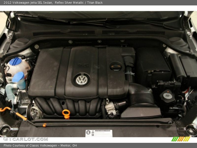 Reflex Silver Metallic / Titan Black 2012 Volkswagen Jetta SEL Sedan