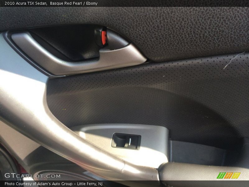 Basque Red Pearl / Ebony 2010 Acura TSX Sedan