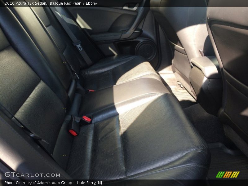 Basque Red Pearl / Ebony 2010 Acura TSX Sedan