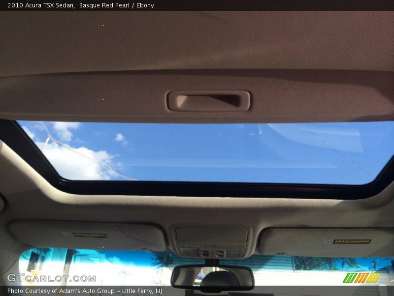Basque Red Pearl / Ebony 2010 Acura TSX Sedan