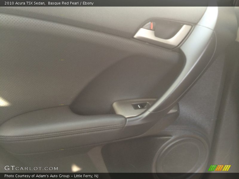 Basque Red Pearl / Ebony 2010 Acura TSX Sedan