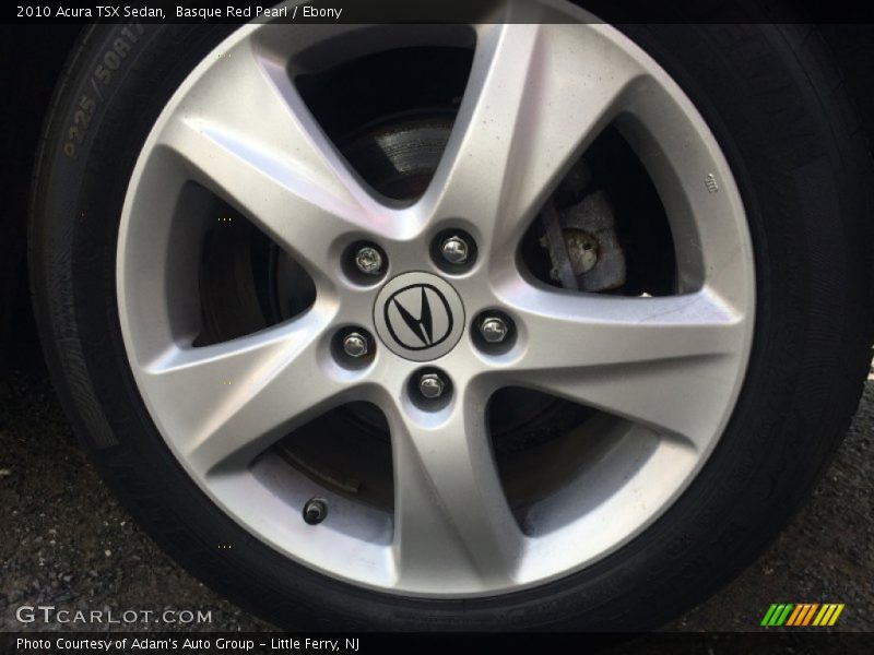 Basque Red Pearl / Ebony 2010 Acura TSX Sedan