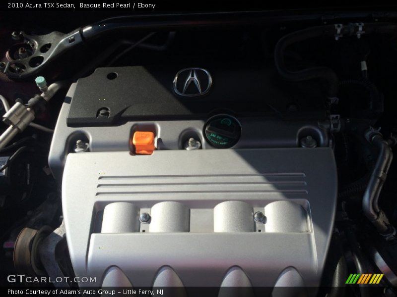 Basque Red Pearl / Ebony 2010 Acura TSX Sedan