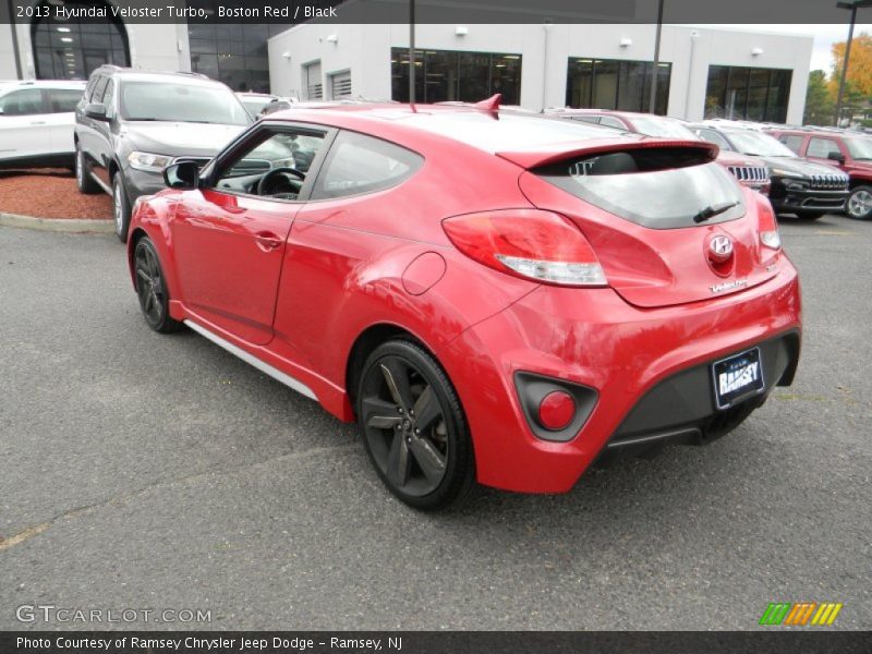 Boston Red / Black 2013 Hyundai Veloster Turbo