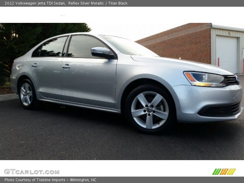 Reflex Silver Metallic / Titan Black 2012 Volkswagen Jetta TDI Sedan