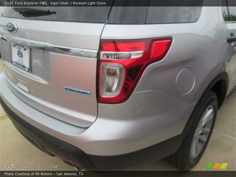 Ingot Silver / Medium Light Stone 2015 Ford Explorer FWD