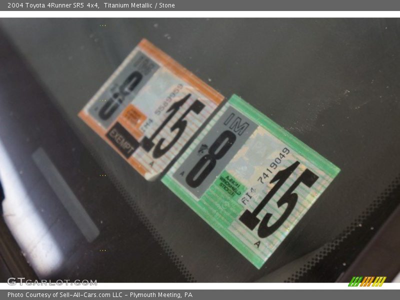 Titanium Metallic / Stone 2004 Toyota 4Runner SR5 4x4