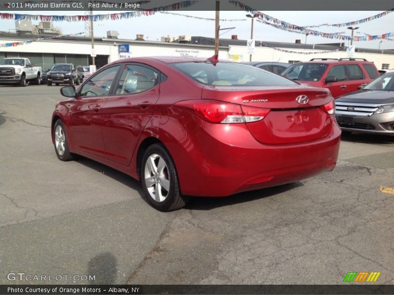 Red Allure / Beige 2011 Hyundai Elantra GLS