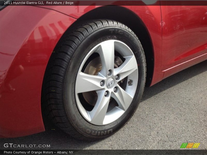 Red Allure / Beige 2011 Hyundai Elantra GLS