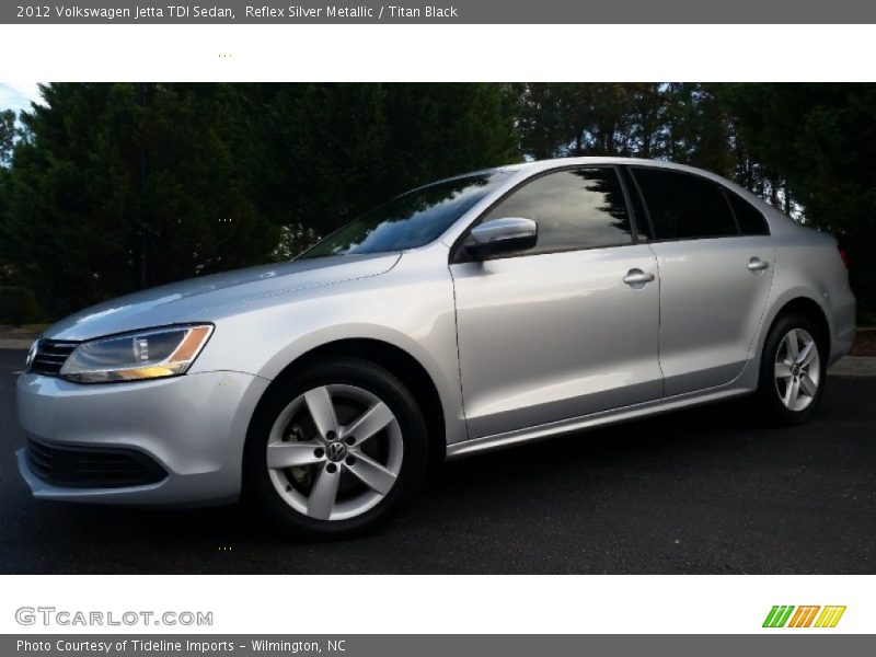 Reflex Silver Metallic / Titan Black 2012 Volkswagen Jetta TDI Sedan