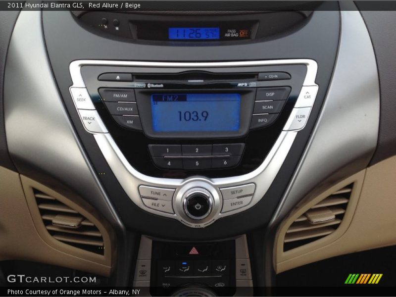 Red Allure / Beige 2011 Hyundai Elantra GLS