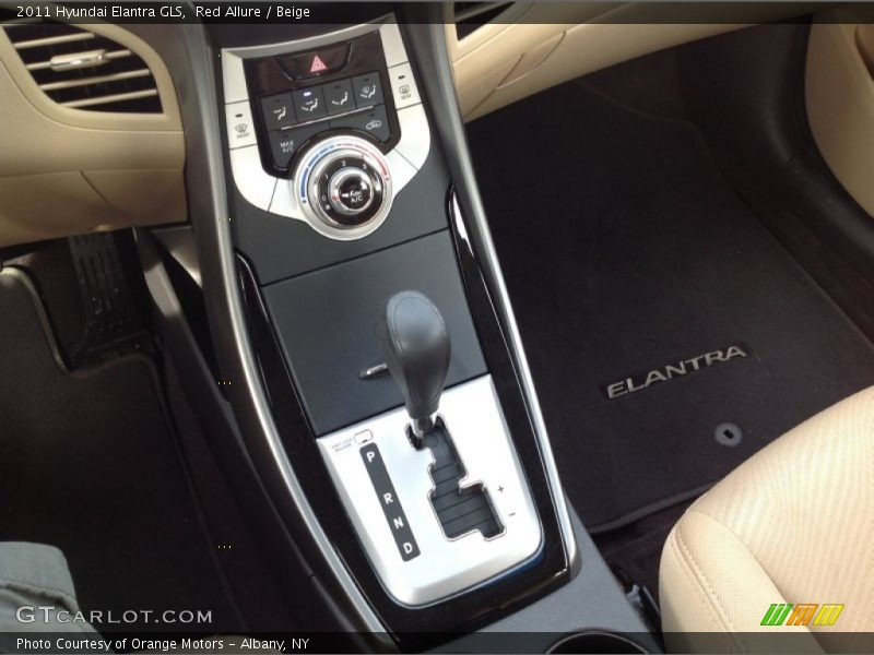 Red Allure / Beige 2011 Hyundai Elantra GLS