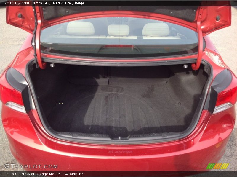 Red Allure / Beige 2011 Hyundai Elantra GLS